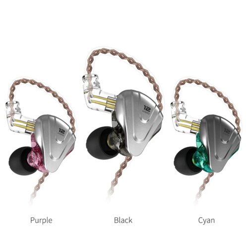 premium hybrid in-ear earphones for music and gaming with detachable cable and microphone - Image 4