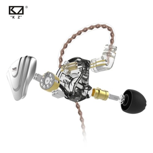 premium hybrid in-ear earphones for music and gaming with detachable cable and microphone - Image 3