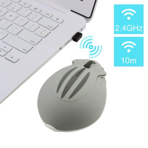 cute 2.4g wireless optical mouse in adorable hamster design for kids and laptops - Image 3