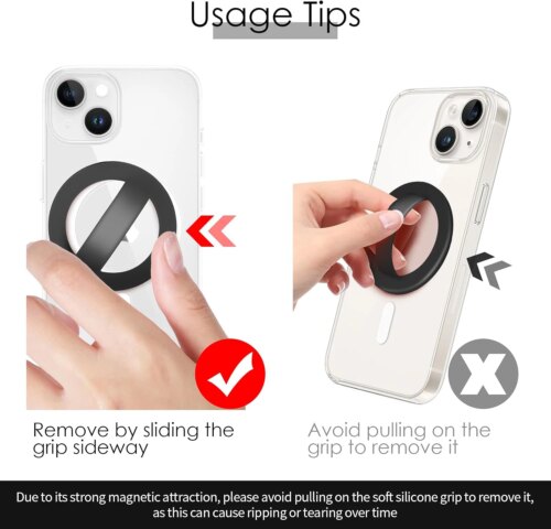 magnetic silicone phone holder for iphone and samsung universal loop grip stand in various colors - Image 5