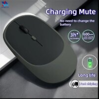 quiet rechargeable wireless mouse ergonomic design adjustable dpi colors for gaming and work