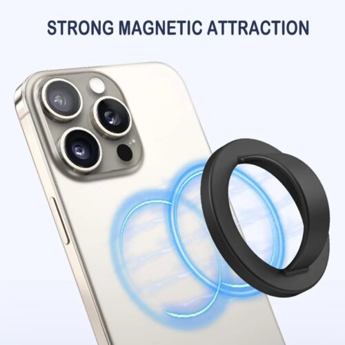 magnetic silicone phone holder for iphone and samsung universal loop grip stand in various colors - Image 7