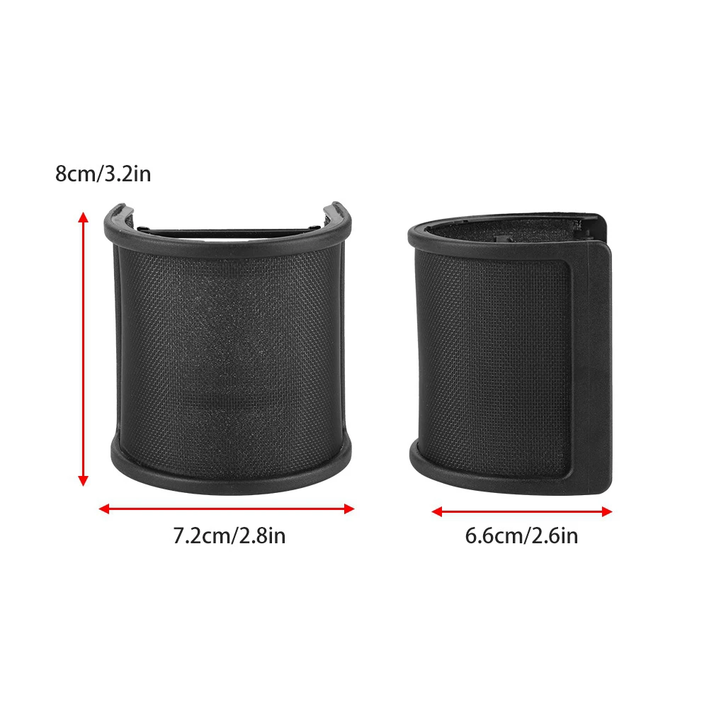universal condenser microphone pop filter for clear recording studio quality metal windscreen accessory - Image 7