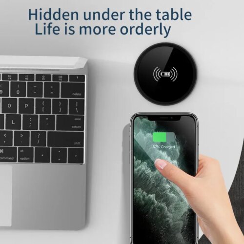 fast 100w wireless desktop charger for iphone samsung huawei xiaomi with charging indicator and holder - Image 3