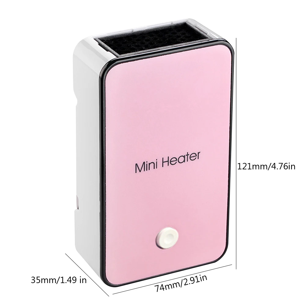 compact portable electric heater desktop hand warmer mini fan for winter dormitory and home use - Image 7