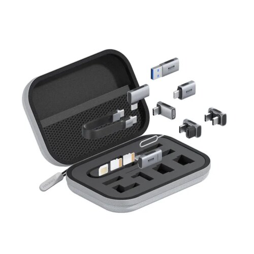 multi usb c adapter kit with fast charging cable storage box compatible with thunderbolt 4 and 3 - Image 7