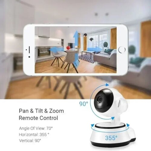8mp wifi security camera with night vision and motion detection for indoor baby monitoring - Image 3