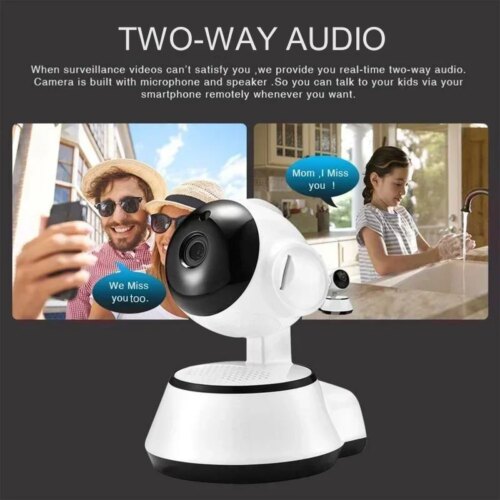8mp wifi security camera with night vision and motion detection for indoor baby monitoring - Image 5