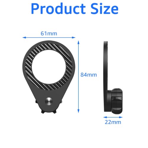 universal magnetic car phone holder compatible with iphone magsafe samsung and xiaomi for secure mounting - Image 7