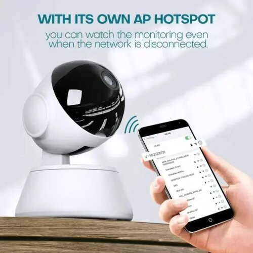 8mp wifi security camera with night vision and motion detection for indoor baby monitoring - Image 6