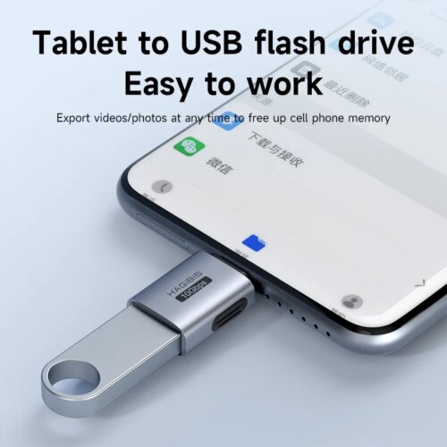 high-speed usb to type c otg adapter 10gbps data transfer for macbook pro and iphone 16 - Image 4