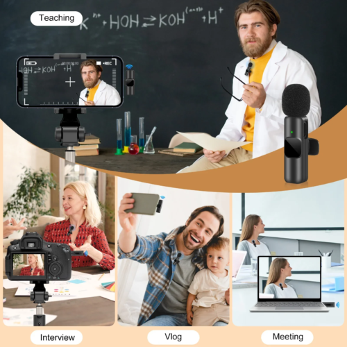 portable wireless lavalier microphone for seamless iphone and android streaming and gaming experiences - Image 7