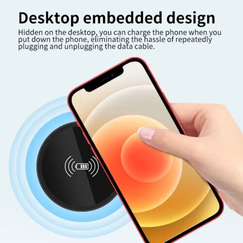 fast 100w wireless desktop charger for iphone samsung huawei xiaomi with charging indicator and holder - Image 4