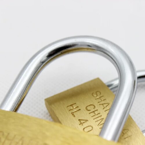 copper padlock set of small locks for luggage cases and lockers includes 3 keys variety sizes - Image 6