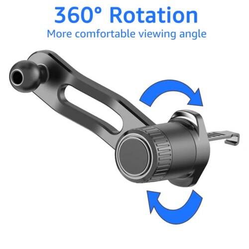 universal magnetic car phone holder strong grip air vent mount for iphone and samsung compatible - Image 6