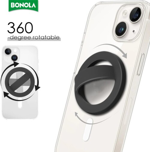 magnetic silicone phone holder for iphone and samsung universal loop grip stand in various colors