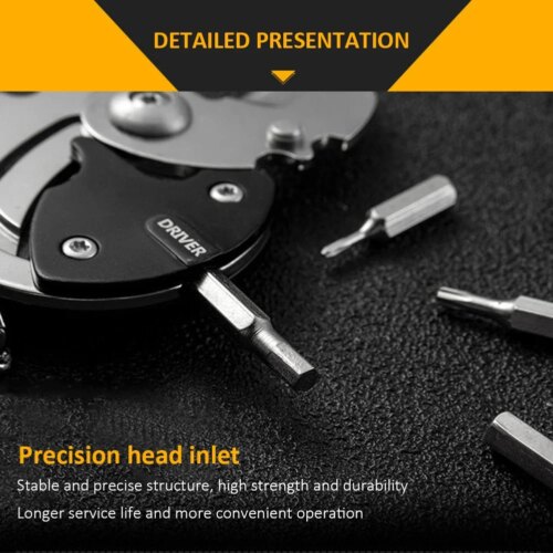 versatile multifunctional keychain screwdriver and mini knife for camping hiking and outdoor adventures - Image 4