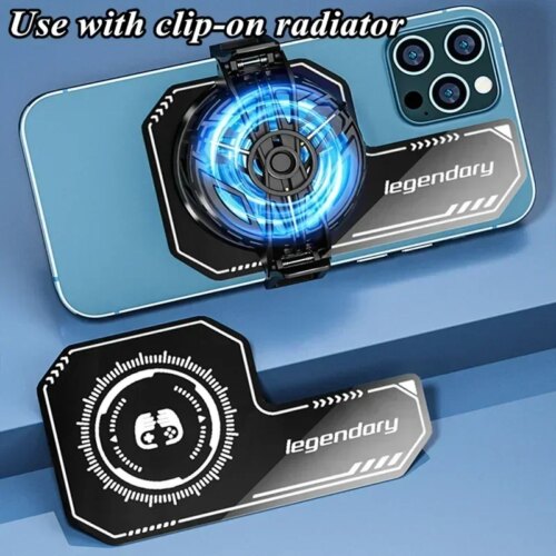 universal mobile phone cooling plate magnetic radiator for enhanced gaming performance and heat dissipation - Image 3