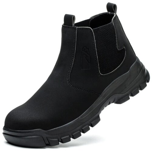 lightweight indestructible slip resistant safety boots for men puncture proof work hiker sneakers - Image 4