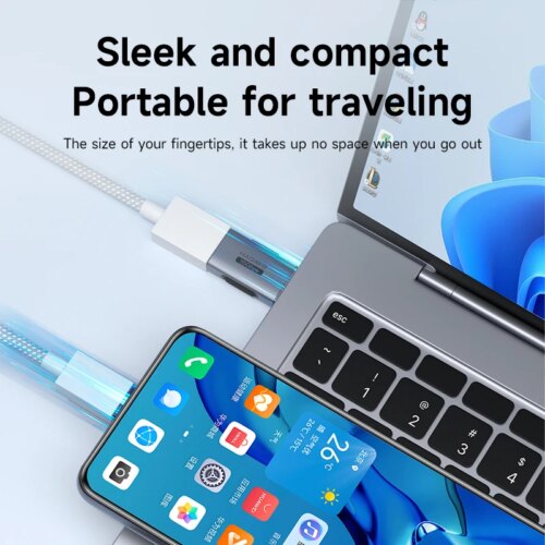 high-speed usb to type c otg adapter 10gbps data transfer for macbook pro and iphone 16 - Image 6