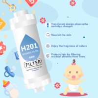 premium chlorine removal shower filter with vitamin c for softer hair and skin care