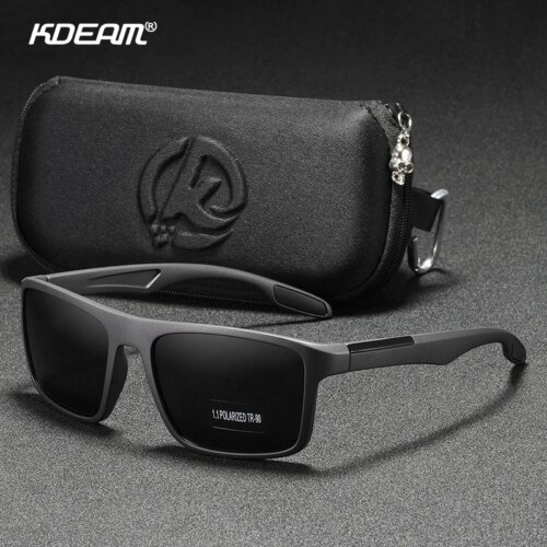 KDEAM Rectangular Ultra Light TR90 Sunglasses Men Polarized TAC 1.1mm Thickness Lens Driving Sun Glasses Women Sports Cat.3 - Image 4