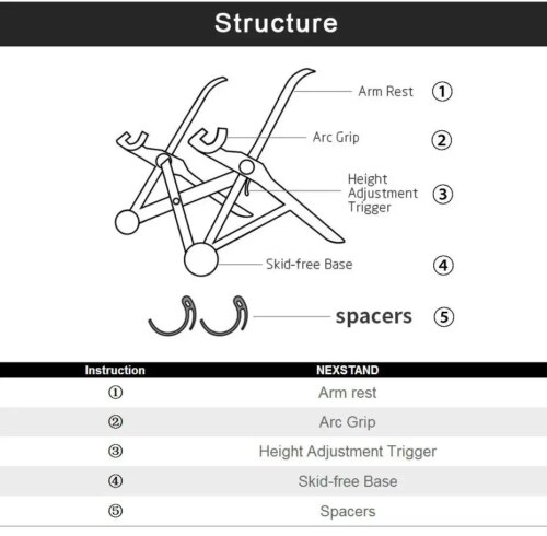 foldable portable laptop stand adjustable height viewing angle aluminium alloy notebook holder - Image 6