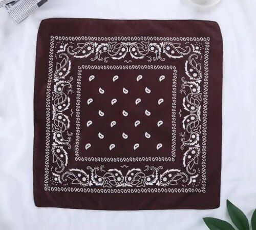 trendy unisex 2024 fashion hip hop bandana square scarf versatile headband for all seasons - Image 5