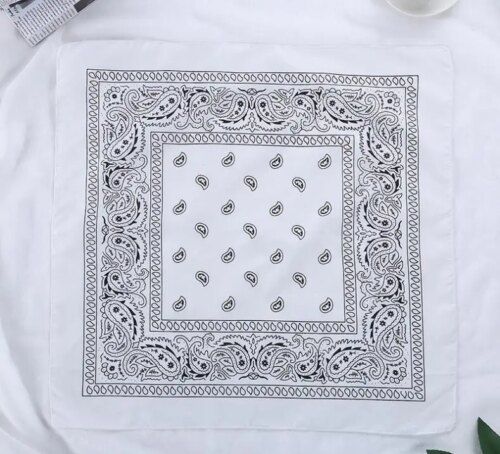 trendy unisex 2024 fashion hip hop bandana square scarf versatile headband for all seasons - Image 6