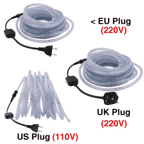 led neon strip light waterproof rainbow tube for christmas outdoor party decoration 220v 110v - Image 6
