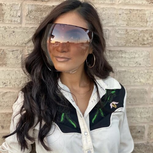 colorful unisex face shield eye protection mask anti spray sun guard goggles for outdoor use - Image 7