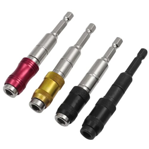 pivoting magnetic screwdriver drill bit holder for woodworking quick change extension rod 88mm length - Image 7