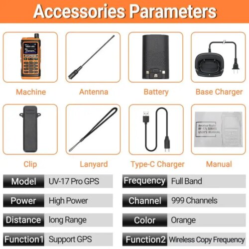 long range waterproof gps walkie talkie portable two way radio with flashlight and 999 channels - Image 6