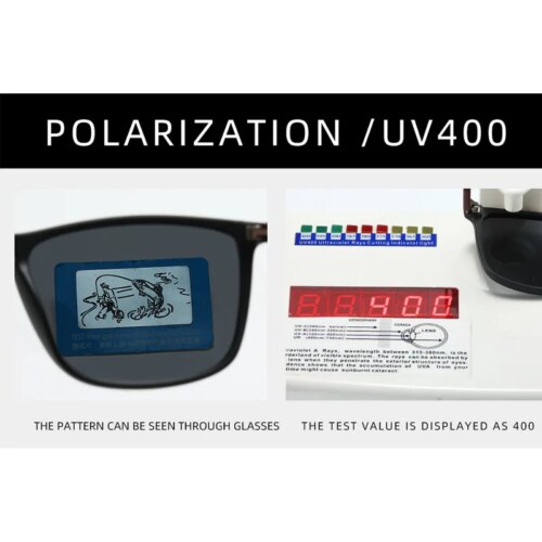 Luxury Square Vintage Polarized Sunglasses For Men Women Fashion Travel Driving Anti-glare Sun Glasses Male TR90 Eyewear UV400 - Image 6