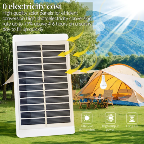 hanging emergency solar light waterproof 5v usb camping bulb outdoor tent illumination solution - Image 3