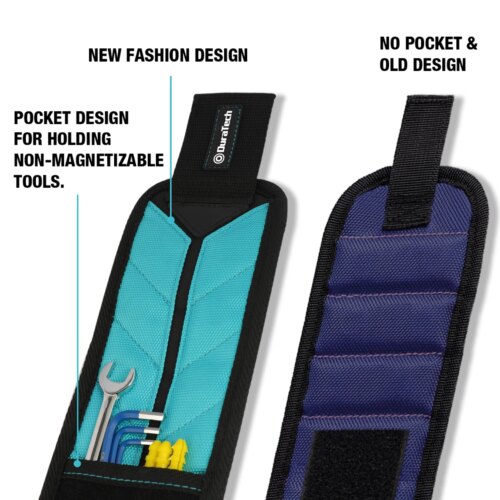 magnetic wristband tool belt set with pockets and strong magnets for convenient diy projects - Image 5