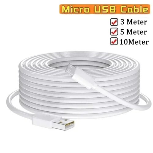 extra long micro usb type c fast charging cable for universal devices up to 10m length - Image 3