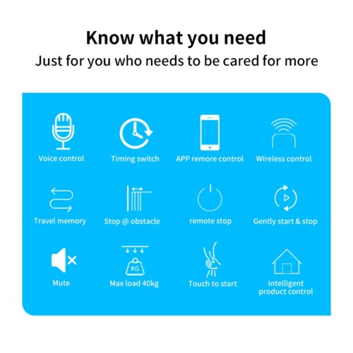 smart wifi zigbee electric curtain motor with remote control voice assistant compatibility - Image 7