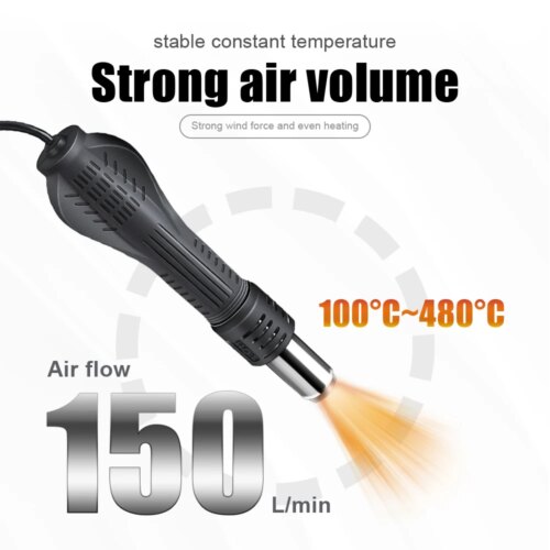 2 in 1 soldering station hot air gun rework welding tools for phone repair and electronics - Image 4