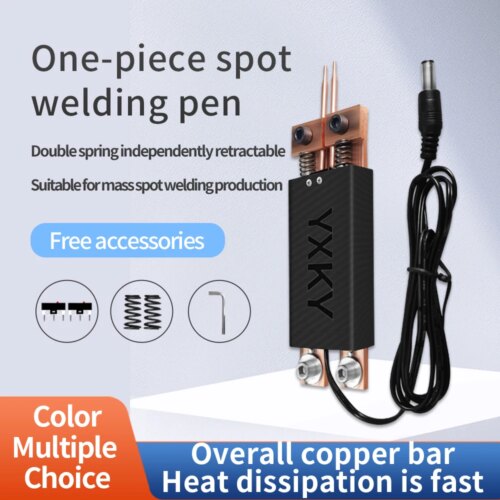 handheld spot welding pen for 18650 batteries with automatic trigger and double springs - Image 4
