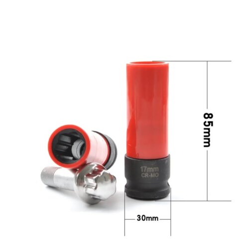 17mm universal wheel lock nut removal socket wrench compatible with mercedes benz s series - Image 4