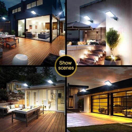 energy efficient solar street light with motion sensor waterproof design for garden and yard use - Image 3