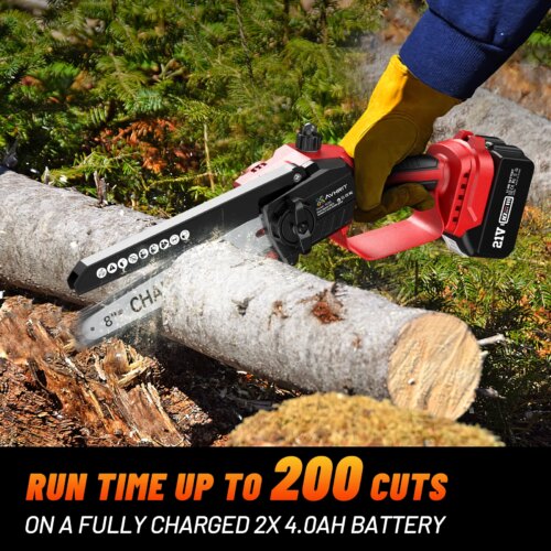 powerful 8 inch cordless electric pruning saw with rechargeable battery for effortless gardening tasks - Image 5