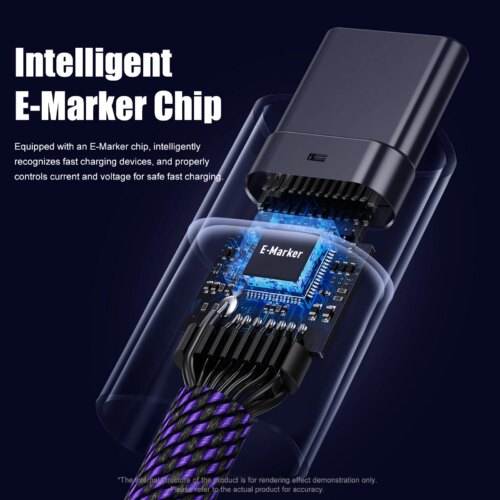 magnetic fast charging cable pd240w type c to usb c for xiaomi 14 pro iphone 15 pro 5a 1.8m - Image 5