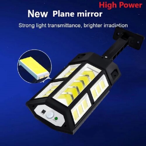 10000 lumen waterproof solar led garden light with motion sensor for outdoor security and style - Image 3