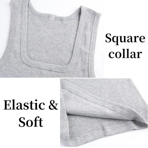 comfortable pure cotton summer tank top for men and women casual bodybuilding fitness wear - Image 6