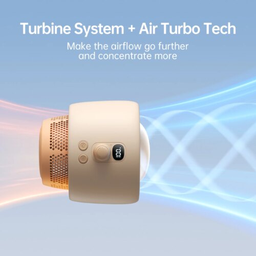 portable baby stroller fan with air purify turbo tech and natural wind options - Image 3