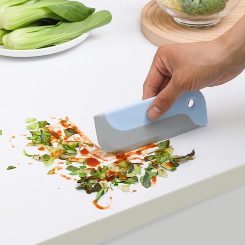 soft silicone window and mirror squeegee eco-friendly cleaning tool for kitchen and bathroom use - Image 4