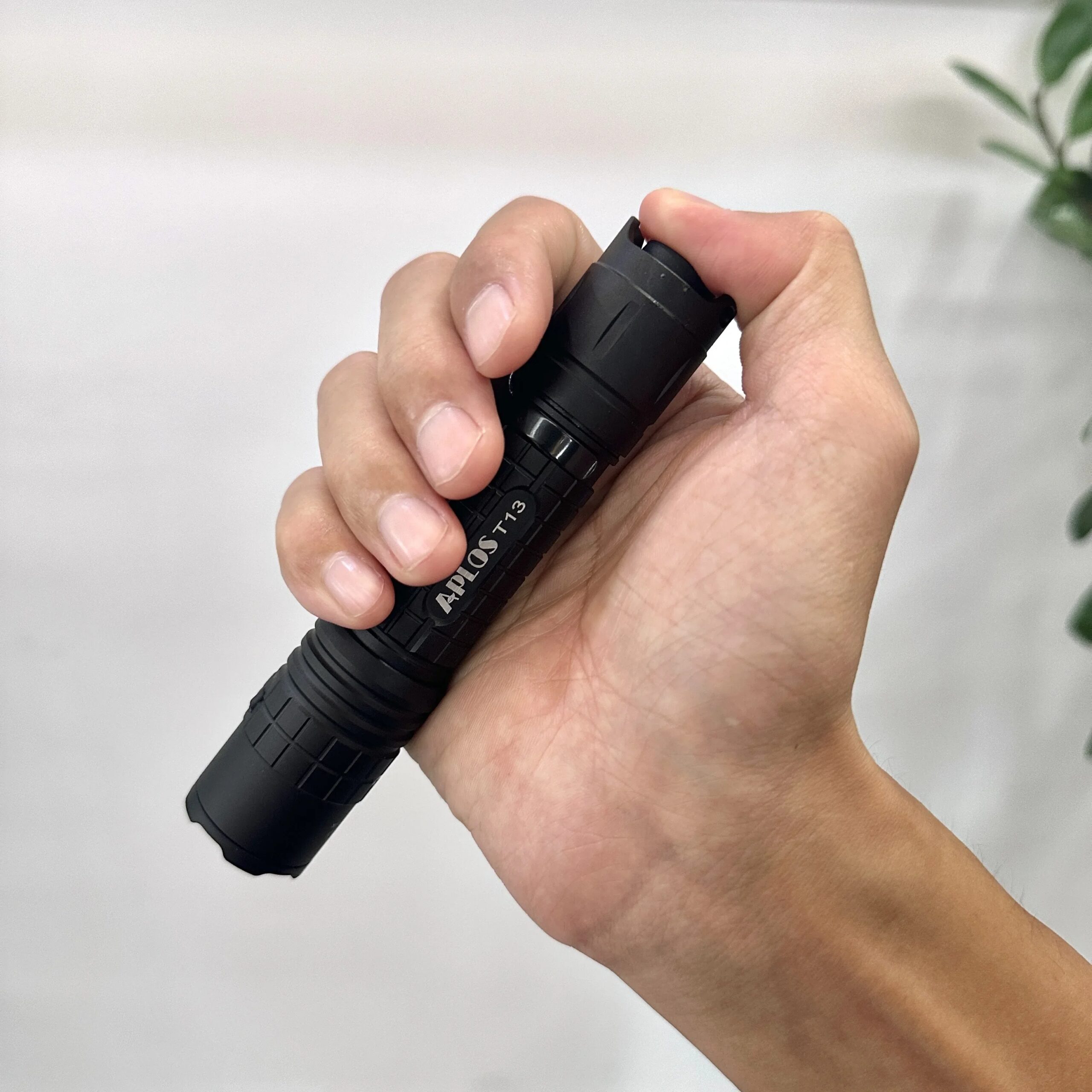 powerful 1500lm tactical flashlight usb c rechargeable torch for outdoor and camping use