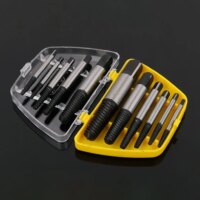 durable damaged screw extractor set for easy removal of broken bolts and screws